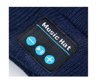 Deportes de invierno cálido Bluetooth 5,0 auriculares inalámbricos música sombrero gorro Unisex Bluetooth Led música Gorro con luz