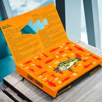 LUSHAZER 24pcs Bass Trout Pike Set Craw Fish Shrimp Soft Bait Swimbait Popper Spoon Spinner Snap Jig Head Pêche en eau douce