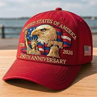 Topi Bisbol Bordir Hari Nasional Kemerdekaan Amerika Serikat, Peringatan 250 Tahun