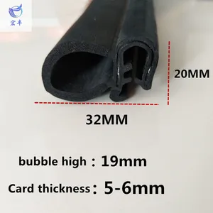 Car Door Rubber Seal Strip/ Cabinet Door Dust Seal / Rubber Edge Door Trim Plate Seal Strips