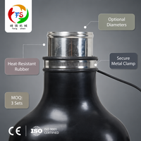 Buse d'extraction d'échappement en caoutchouc homologuée CE ISO, pour la capture des fumées et l'élimination des gaz, pour atelier automobile, garage, garantie d'un an, OEM personnalisé