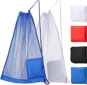 Sac de plongée pliable en maille polyester avec sangle réglable - Product Image 1