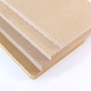 Panneau MDF rainuré brut 18 mm, finition haute brillance, usine Linyi / Prix du panneau de fibres à densité moyenne / Résistant au feu et à l'humidité - Product Image 1