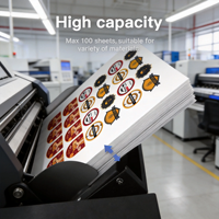 Máquina de Corte y Troquelado A3+ con Servomotor, Doble Cabezal, Alimentación Automática, Cortadora de Etiquetas y Adhesivos, Cámara CCD, Uso Industrial