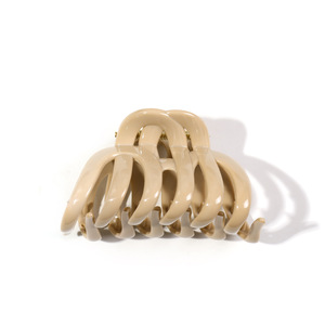 Nuevo Clip Grande para el Cabello de Cristal Suave con Diseño de Calabaza y Tiburón, Horquilla de Moda con Estilo Sofisticado para la Parte Trasera de la Cabeza - Product Image 5