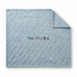 ผ้าห่มกำมะหยี่แบบสามมิติที่ปรับแต่งได้สำหรับโรงแรม  ลายพิมพ์คมชัด  ผ้าฟลีซสำหรับปูเตียง - Product Image 1