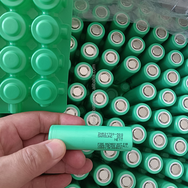 Grade a Cell INR21700 50S 5000mAh 3.6V 3.7V 10C Discharge Rate 45A Lithium-Ion Pouch Cell Rechargeable Battery for Power Tools