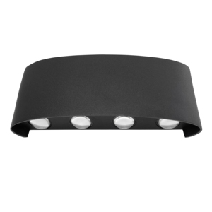 Buona qualità moderno nero/bianco impermeabile IP54 alluminio cortile <span class=keywords><strong>led</strong></span> <span class=keywords><strong>parete</strong></span> di illuminazione su e giù per esterni lampada da <span class=keywords><strong>parete</strong></span> - Product Image 3