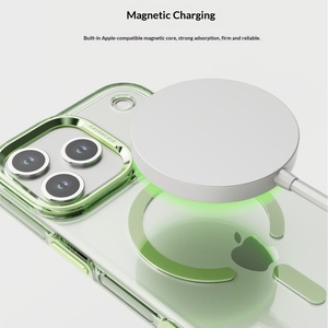 <span class=keywords><strong>Coque</strong></span> de téléphone magnétique compatible iPhone 17 Pro Max, <span class=keywords><strong>transparente</strong></span>, anti-chute, avec protection d'objectif en alliage d'aluminium - Product Image 3