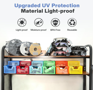 Sacchetto Riutilizzabile Nero Trasparente per Conservazione Sottovuoto con Valvola per Filamenti di Stampanti 3D, Resistente all'Umidità e all'Oscuramento della Luce - Product Image 3