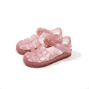 Prix usine enfants mode extérieur antidérapant PVC unisexe gelée sandales sangles conception étanche plat arc soutien léger pour - Product Image 3