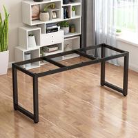 Pieds de table/bureau carrés en acier épaissi sur mesure, support métallique avec usinage CNC, certifié CE, fabriqué en Chine