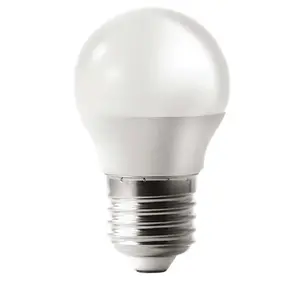 ERP G45 E27 LED globo lampadina 5W con CE EMC LVD RoHS per la potenza AC B22/E14 Base 6500K temperatura di colore per l'illuminazione residenziale