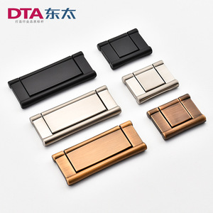 Dta Concealed Drawer Handles Zinc Alloy Chrome Plated European Style Flat Design For Drawer Easy Installation - Product Image 2