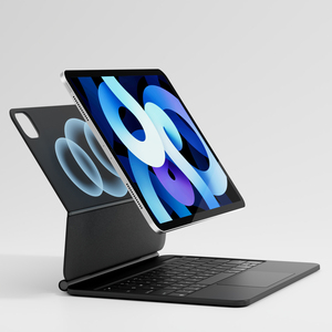 Casing Tablet cerdas, Tablet cerdas, nirkabel, casing dengan tombol lampu latar, Keyboard Trackpad Multi sentuh untuk <span class=keywords><strong>Ipad</strong></span> Pro 11/12, 9 - Product Image 2