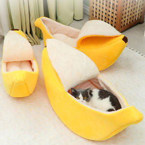 Cama para Gatos y Perros con Diseño Creativo y Adorable de Invierno, Cálida, Tipo Nido, Cama para Mascotas, Cojín de Algodón, Colchoneta de Vellón <span class=keywords><strong>Coral</strong></span> para Perros y Gatos - Product Image 1