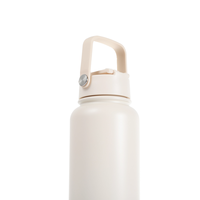 Bouteille d'eau portable écologique en acier inoxydable à double paroi isolée sous vide avec logo personnalisé, 650 ml, étanche et isotherme pendant 12 à 24 heures