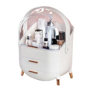 2025ใหม่ Ay <span class=keywords><strong>2</strong></span>-ลิ้นชักเก็บเครื่องสำอางที่ใส่แปรงชั้นวางลิปสติกที่ใสจัดเก็บเครื่องสำอางกล่องเก็บของในห้องน้ำ - Product Image 4