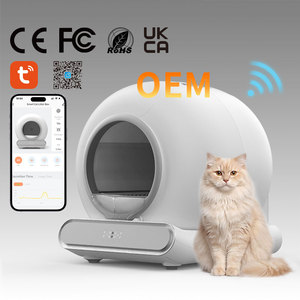 Litière automatique intelligente pour chat, vente en gros directe usine, module de désodorisation ionique breveté pour le marché européen, grande capacité, nettoyage facile - Product Image 1