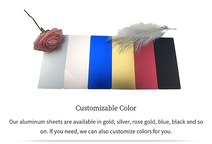 Pre painted Black color coated aluminum plate 3003 aluminum plate for food carts