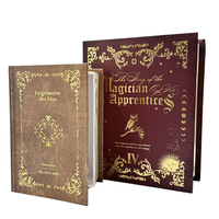 Cajas de Regalo de Papel con Tapa Magnética en Forma de Libro Mágico de Lujo, Color Blanco y Rosa, para Regalos, con Bajo MOQ en Existencia, Nuevo Diseño
