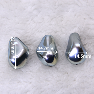 ลูกปัดมุกเทียมเกรดหนึ่งสไตล์บาร็อคขนาดใหญ่รูปทรงแปลกลูกปัดหลวมๆขายส่งการผลิต - Product Image 4