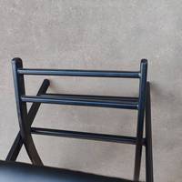 C Chaise de barbier en PU de haute qualité pour coiffure et maquillage Chaise pliante pour gagner de l'espace pour salon et spa de beauté