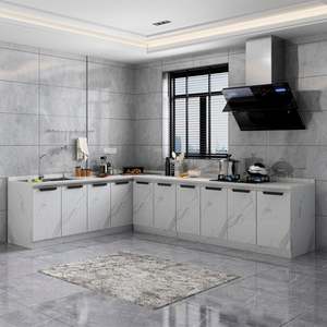 Meubles de cuisine modernes de luxe, ensemble complet, granit, amélioration de la maison, rangement, îlot, importé de Chine, en solde - Product Image 1