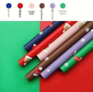 Papier d'emballage cadeau de Noël imperméable, papier d'emballage pour décorations de fêtes - Product Image 3