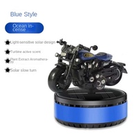 Diffuseur de parfum solaire rotatif Harley Davidson pour voiture, purificateur d'air longue durée, désodorisant automobile en métal durable