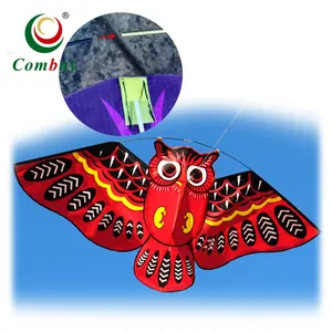 Owl 1.5M cheap outdoor sport toy animals 3D kite for kids