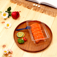 Boîte en plastique PET jetable rectangulaire pour l'emballage sous blister, conteneur pour aliments, fruits et légumes, directement du fabricant