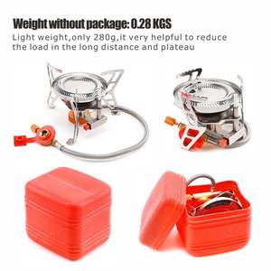 Réchaud à <span class=keywords><strong>gaz</strong></span> de <span class=keywords><strong>camping</strong></span> pliable HOMFUL, type séparé, anti-vent, anti-explosion, pour l'extérieur - Product Image 4