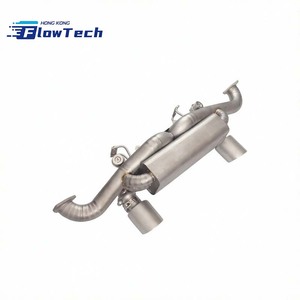ท่อไอเสียแบบ Axle-Back วาล์วไทเทเนียมเกรด 5 พร้อมปลายท่อคู่เดี่ยว สำหรับ Porsche 718 GT4 RS 4.0L - Product Image 6