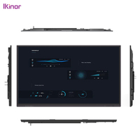 IKINOR 98 İnç 20 Noktalı Dokunmatik 4K IFPD İnteraktif Akıllı Tahta Parlama Önleyici Cam Intel Core I3/i5/i7 Okullar ve Sınıflar için