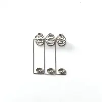 Vente en gros de ressorts de contact personnalisés en fil de nickel plaqué pour piles AAA, diamètre 0,9 mm, certifiés ISO9001, pour porte de garage