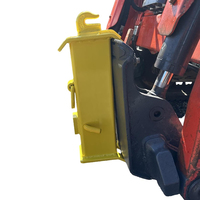 AMBITION-Accesorio de enganche para tractor y dirección deslizante, adaptador de enganche rápido, incluye gancho de agarre de cadena y anillo en D