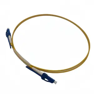 FTTH kabel serat tarik tarik tarik panjang disesuaikan Tan Lc/upc Lszh 2.0mm kabel Patch Fiber Tab tarik Lc Sx