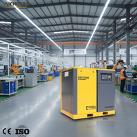Compresseur d'air à vis rotatif VSD refroidi par air, lubrifié, silencieux, pour EPM-250A 7,5-75 kW 10-100 CV 8 bars
