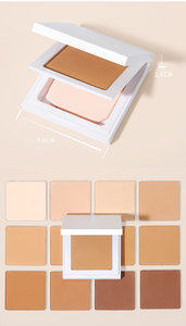 Low Moq White Package Compact powder fondotinta <span class=keywords><strong>in</strong></span> <span class=keywords><strong>polvere</strong></span> per il trucco impermeabile monocolore - Product Image 4