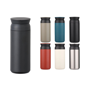 Double Walled Grip Coated Japan Style 350ml 500ml Travel Coffee Tumbler Vacuum Insulated Mug Car Cup