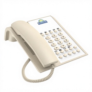 Teléfono <span class=keywords><strong>Fijo</strong></span> Inteligente Sachikoo SN-0009 <span class=keywords><strong>de</strong></span> Línea Única <span class=keywords><strong>para</strong></span> Hotel, con Cable, <span class=keywords><strong>de</strong></span> ABS, con Correo <span class=keywords><strong>de</strong></span> <span class=keywords><strong>Voz</strong></span>, Diseño Compacto - Product Image 1