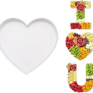 ZIJRXQ Caja de Regalo Decorativa de Cartón en Forma de Corazón de 12 Pulgadas, Rellenable, para el Día de San Valentín y Charcutería (CORAZÓN) - Product Image 6