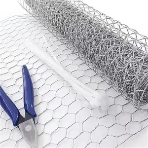 China Lowest 0.45mm 0.5mm 1x30m monkey wire mesh factory hexagonal wire netting Chicken Mesh Woven Chicken Wire rolls