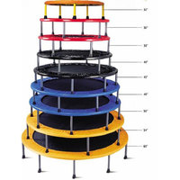 Mini Trampolín Plegable Weleap de PVC, Equipo de Gimnasio para Ejercicio en Interiores, para Uso Doméstico, Gimnasia en Interiores y Exteriores