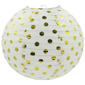 Festival decorativo boda fiesta redondo plegable <span class=keywords><strong>Lampion</strong></span> colgante arroz órgano papel linterna - Product Image 1