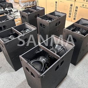 Subwoofer DJ double 21 pouces BSX avec design à longue excursion, système sonore passif/actif, en contreplaqué, subwoofers professionnels - Product Image 5