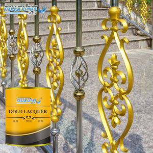Vernice Dorata a Base d'Acqua Resistente al Sole e alle Intemperie per Ristrutturazione e Cambio Colore di Cancelli in Ferro e Ringhiere - Product Image 1