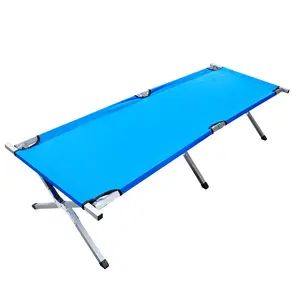 Steel Cheap Collapsible Supplier Personalized Foldable Cot Bed Bunk Lightweight Portable Single Picnic Multi Folding Camping Bed