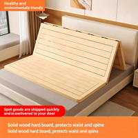 Sommier à lattes pliable en pin massif, support de matelas, planche de remplacement pour lits superposés, tailles Twin, Full, Queen, King
